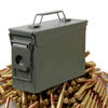 Ammo 30 Tucen Army Green Military Style 30 Cal M2A1 m19a1 Metal Waterproof Fireproof Ammo Box