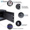 F0600S Series Tucen Removable Integrated LED Light, Automatic Lighting Fingerprint Safes For Home or Office