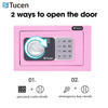 E0103E Tucen Mini Cajas Fuertes Colorful Safe Box Digital Electronic Home Security Money Mini Safe Box
