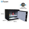 Tucen 30 Minutes Fire FP1902M Resistant Document Safe Fireproof Safe Box