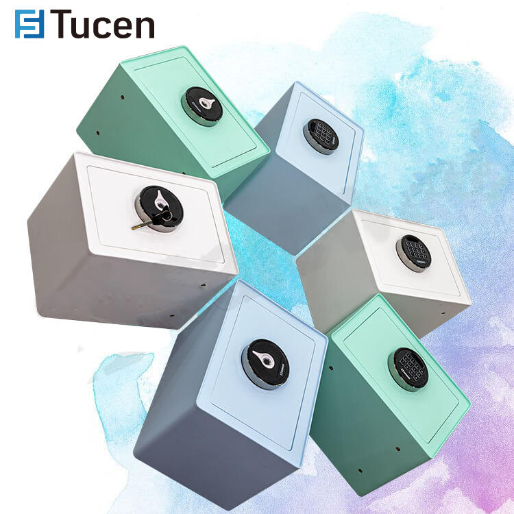 E6800E Series Tucen Manufacturer Steel Colorful Safe Box Electronic Digital Security Money Home Safe Safety Box