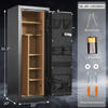 Tucen FA140YL Fireproof Cabinet Gun Safes for 12 Rifles