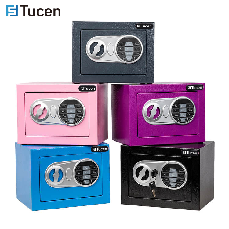 E0102E Series Tucen Amazon Hot Selling Mini Small Security Electronic Digital Safes For Home