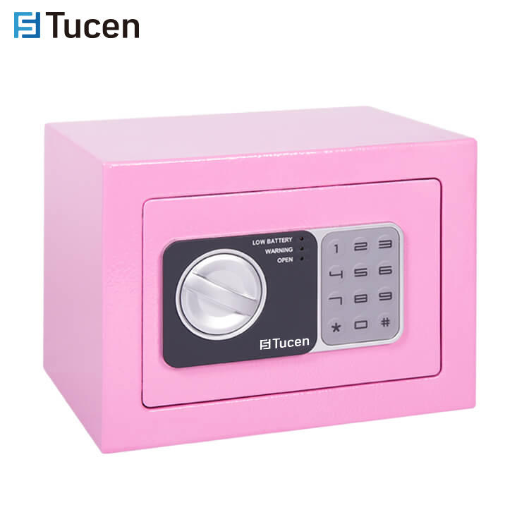E0103E Tucen Mini Cajas Fuertes Colorful Safe Box Digital Electronic Home Security Money Mini Safe Box
