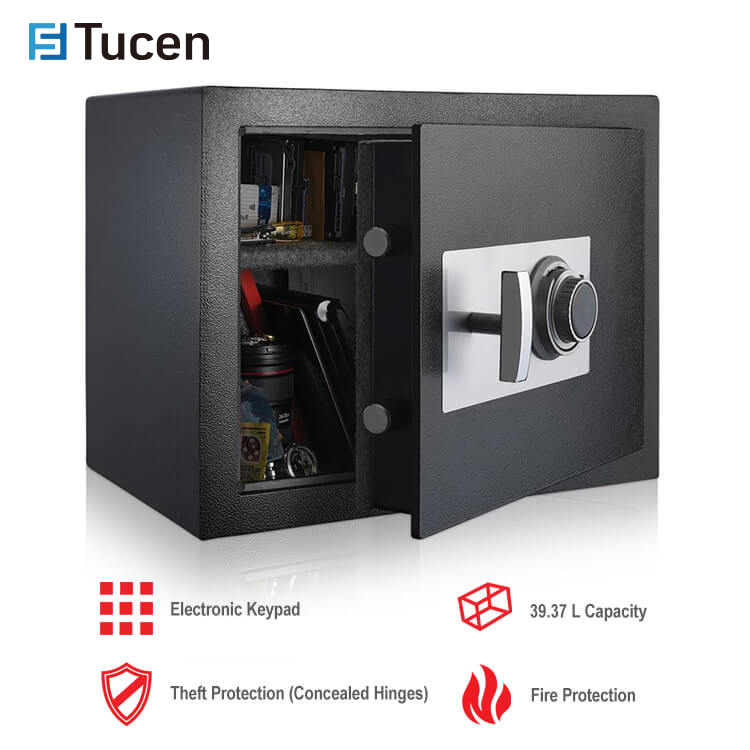 Tucen 30 Minutes Fire FP1902M Resistant Document Safe Fireproof Safe Box
