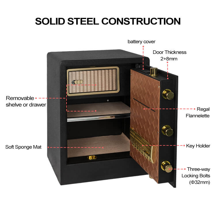 BS0100E Series Tucen High Quality Best Burglary Safe Box Electronic Digital Large Security Home Safe