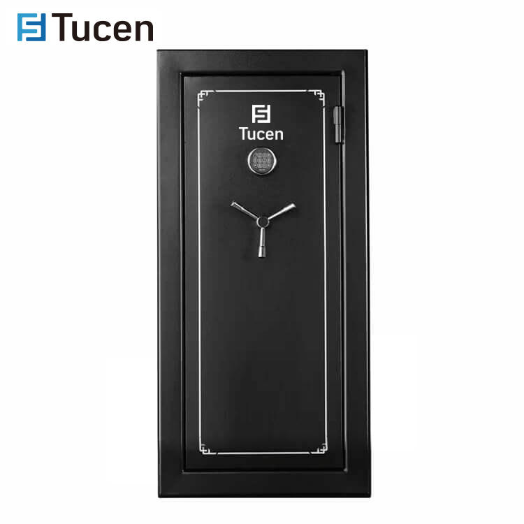 Tucen GSF0100M Series 24-Gun Storage Quick Access Electronic Fireproof Treadlock Rifle Gun Safe Cabinet