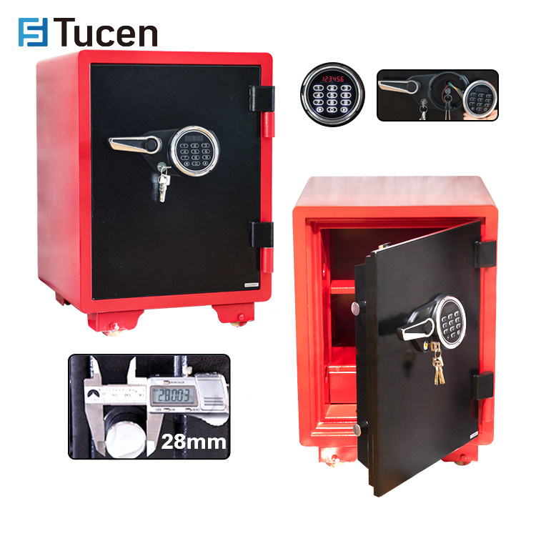 FP1800E Tucen Professional Fireproof Safe Box Electronic Fire Safe With CE Certificate