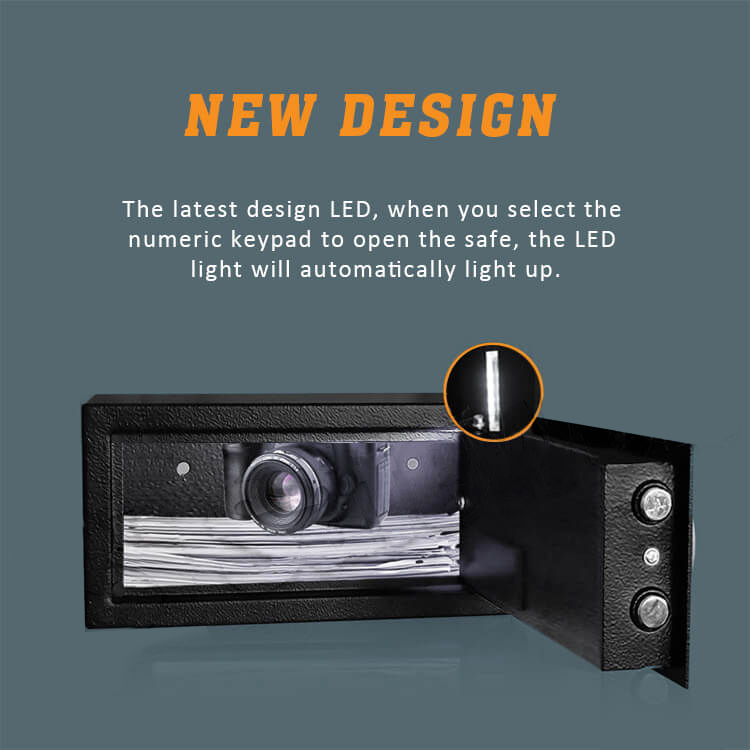 Tucen H0301M LED Document Commercial Electronic Digital Safe Box Hotel